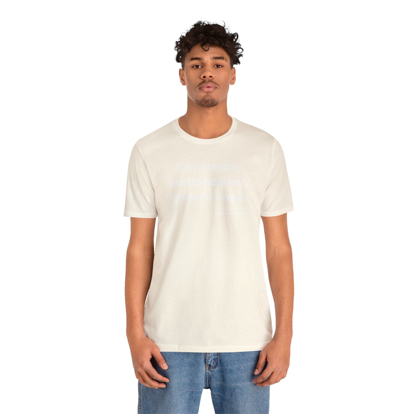 Flap-Ear'd Knave Unisex Jersey Short-Sleeve Tee - Sheakespeare Collection